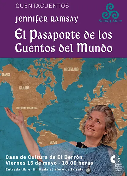 El Pasaporte de los Cuentos del Mundo, El Berrón, 15 de Mayo de 2026 - Jennifer Ramsay