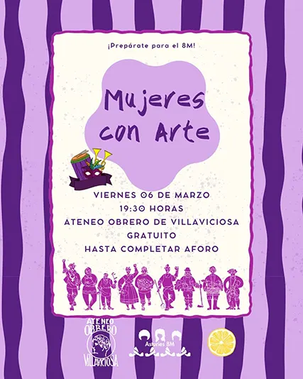Mujeres con Arte, 6 de Marzo de 2026